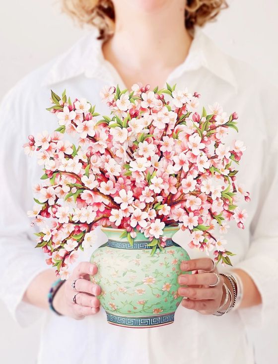 Cherry Blossom Pop-up Greeting Card