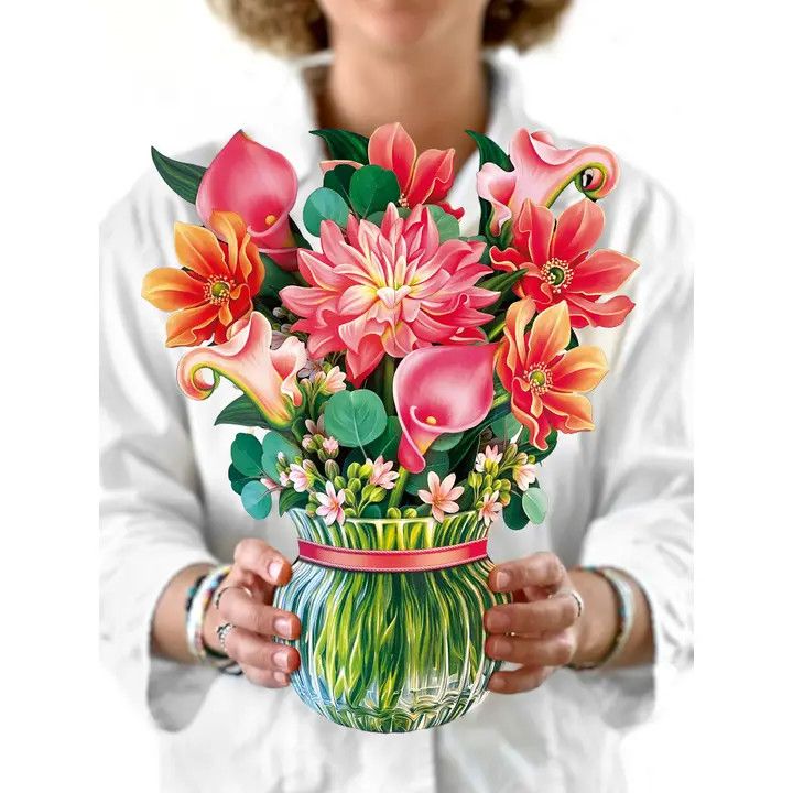 Dear Dahlia Pop-up Greeting Card