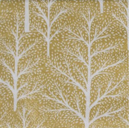 Winter Trees Gold and White Cocktail Napkins - 20 Per Package