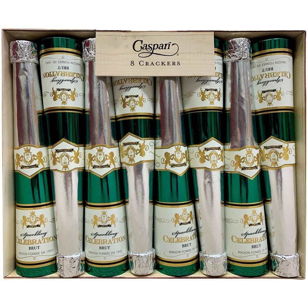 Sparkling Wine Bottle Luxury Cone Crackers - 8 per box 10"