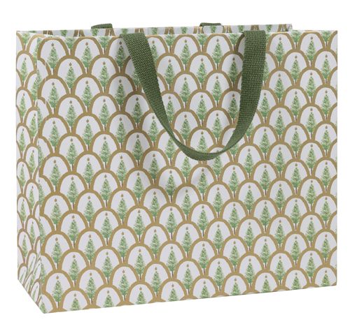 Deco Christmas Gold Gift Bag Large
