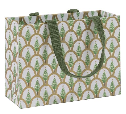 Deco Christmas Gold Gift Bag Small