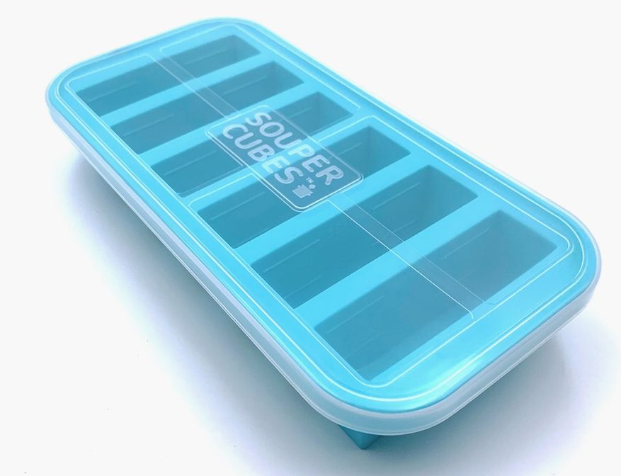Souper Cubes 1/2 Cup Freezing Tray Aqua Color - Pack of 1