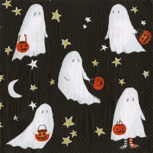 Ghoul's Night Out Lunch Napkin - 20 Per Package