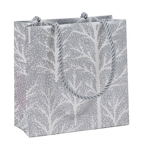 Winter Trees Silver Gift Bag Small