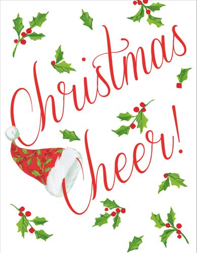Christmas Cheer Enclosures 4 Pack