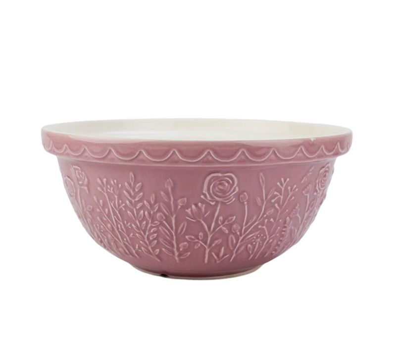 In The Meadow S12 Rose Mixing Bowl 11.25"