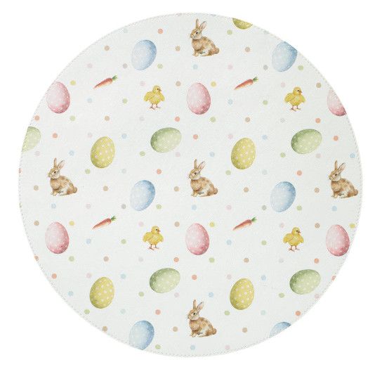 Bunny Trail Round 15" Placemat