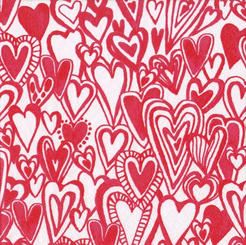 Groovy Love Napkin Cocktail - 20 Per Package