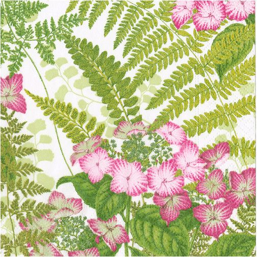 Fern Garden Cocktail Napkins
