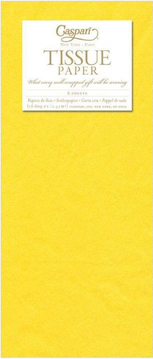 Yellow Tissue Package