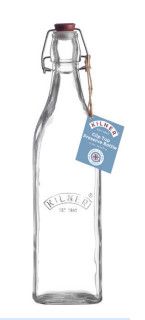 Square Clip Top Bottle 34oz