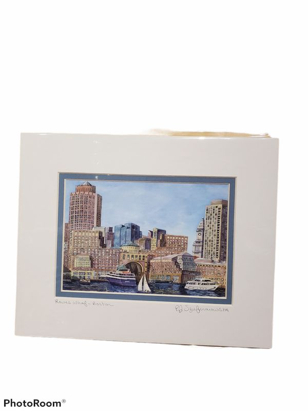 8x10 Print of Rowes Wharf