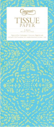 Annika Turquoise Tissue Package