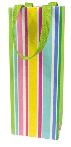 Cabana Stripe Bright -  Bottle Bag