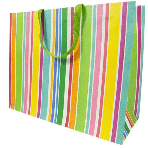 Cabana Stripe Bright Jumbo Gift Bag