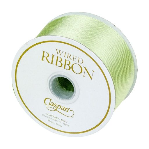 Solid Satin Celadon Ribbon 1.5"
