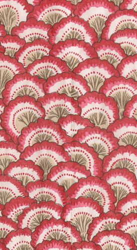 Pontchartrain Scallop Red Guest Towel - 15 Per Package