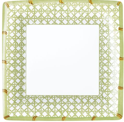 Trellis Square Dinner Plates - 8 Per Package