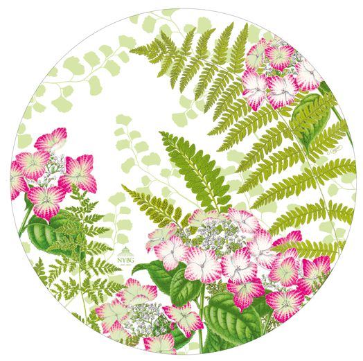 Fern Garden Salad &amp; Dessert Plates - 8 Per Package