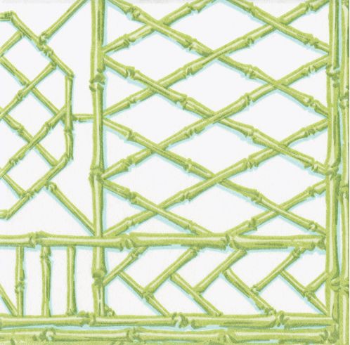 Bamboo Screen Moss Green Paper Linen Airlaid Luncheon Napkins