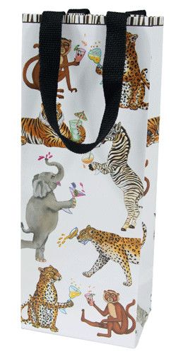 Cocktails Gone Wild - Bottle Bag