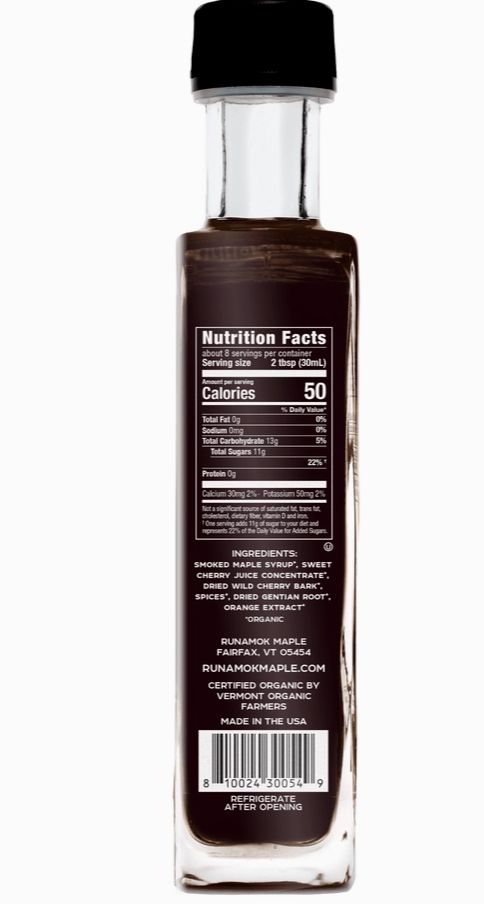 Smoked Maple Old Fashioned Cocktail Mixer 250ml