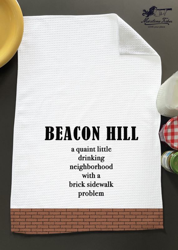 Beacon Hill Brick Sidewalk Hand Towel 16" x 24"