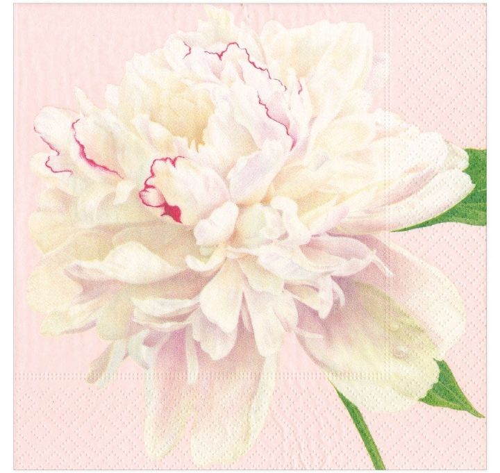 Duchess Peonies Blush Lunch Paper Napkins