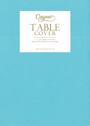 Paper Linen Solid Table Cover in Robin's Egg
