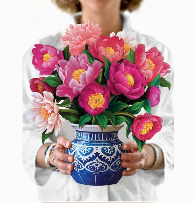 Peony Paradise Pop-Up Greeting Cards