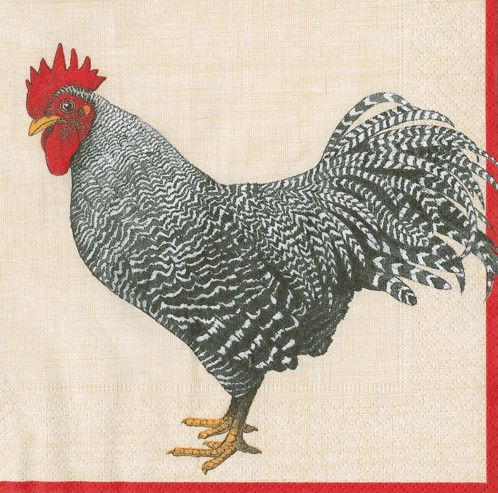 Le Coq Ivory Cocktail Napkins - 20 Per Package