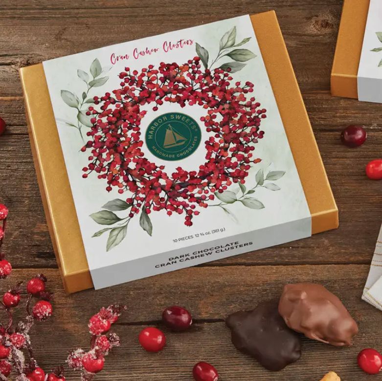 Cran Cashew Clusters - Dark Chocolate 10 Pc