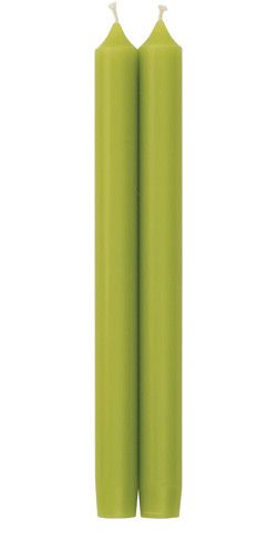 Straight Taper 10" Candles in Chartreuse - 2 Candles Per Package