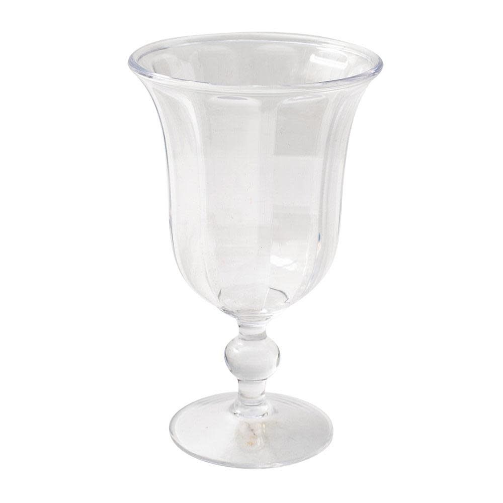 Acrylic Flared Water Glass-Tall Clear 9.6 oz
