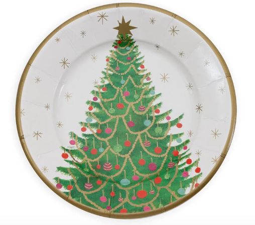 Merry And Bright Salad &amp; Dessert Plates - 8 Per Package