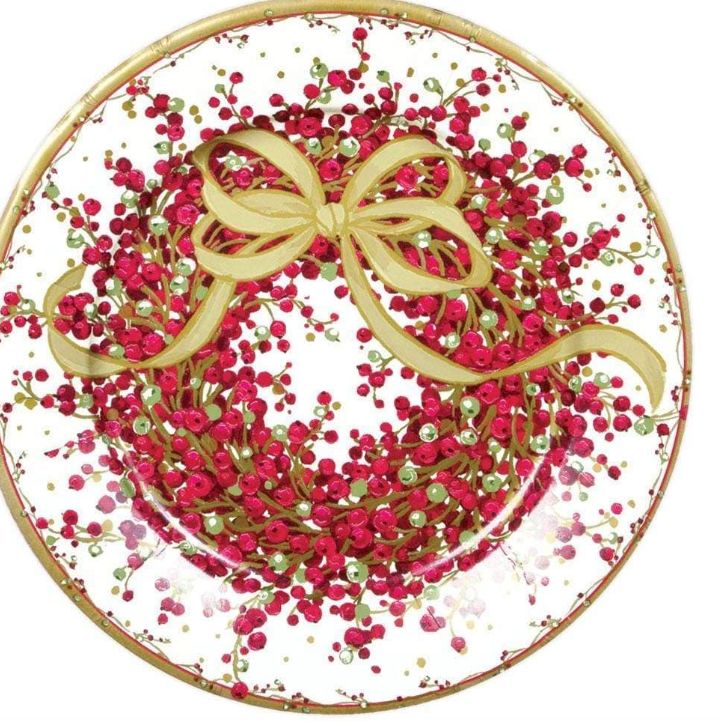 Pepperberry Paper Dinner Plates - 8 Per Package