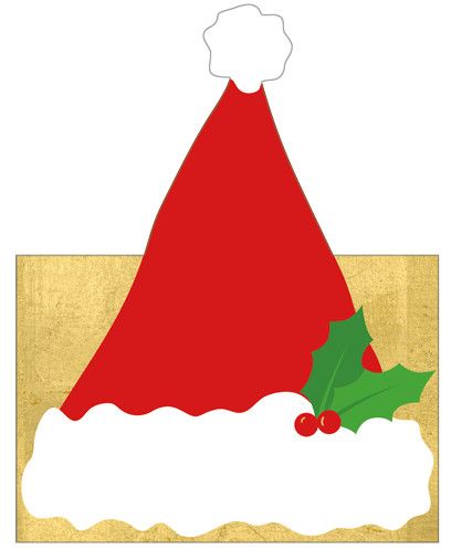 Be Merry Die-Cut Place Cards - 8 Per Package