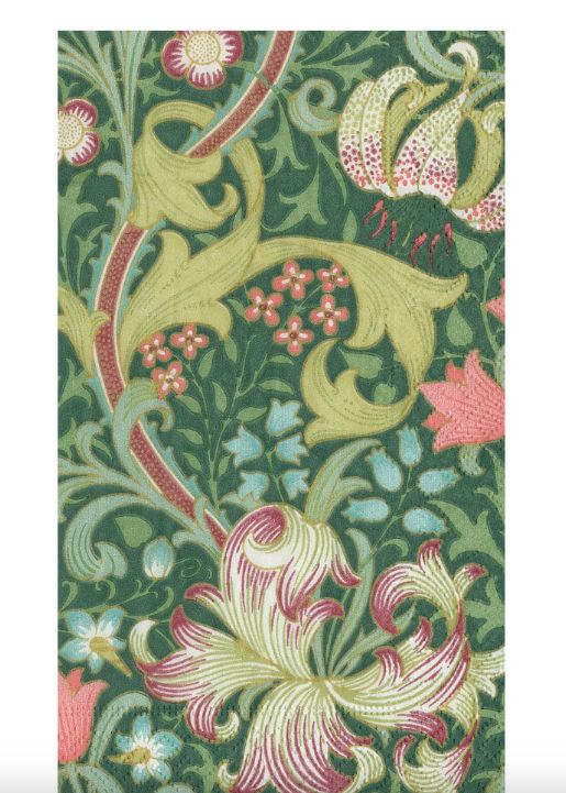Golden Lily Forest Guest Towel Napkins - 15 Per Package