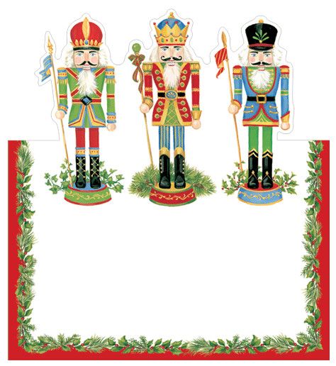 Nutcracker Suite Die-Cut Place Cards - 8 Per Package