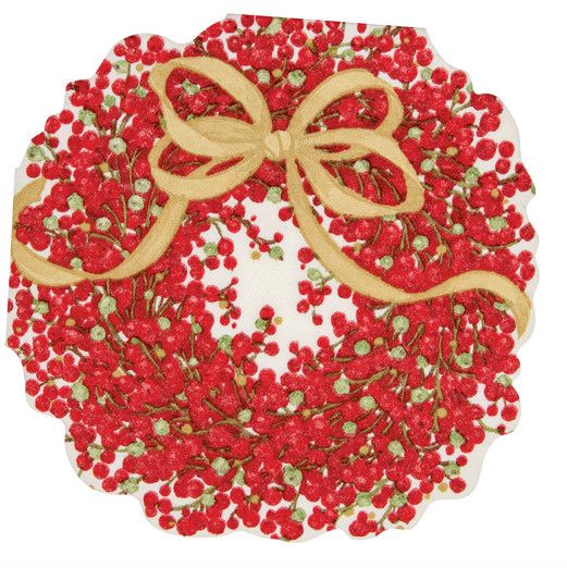 Pepperberry Paper Die-Cut Napkins - 15 Per Package