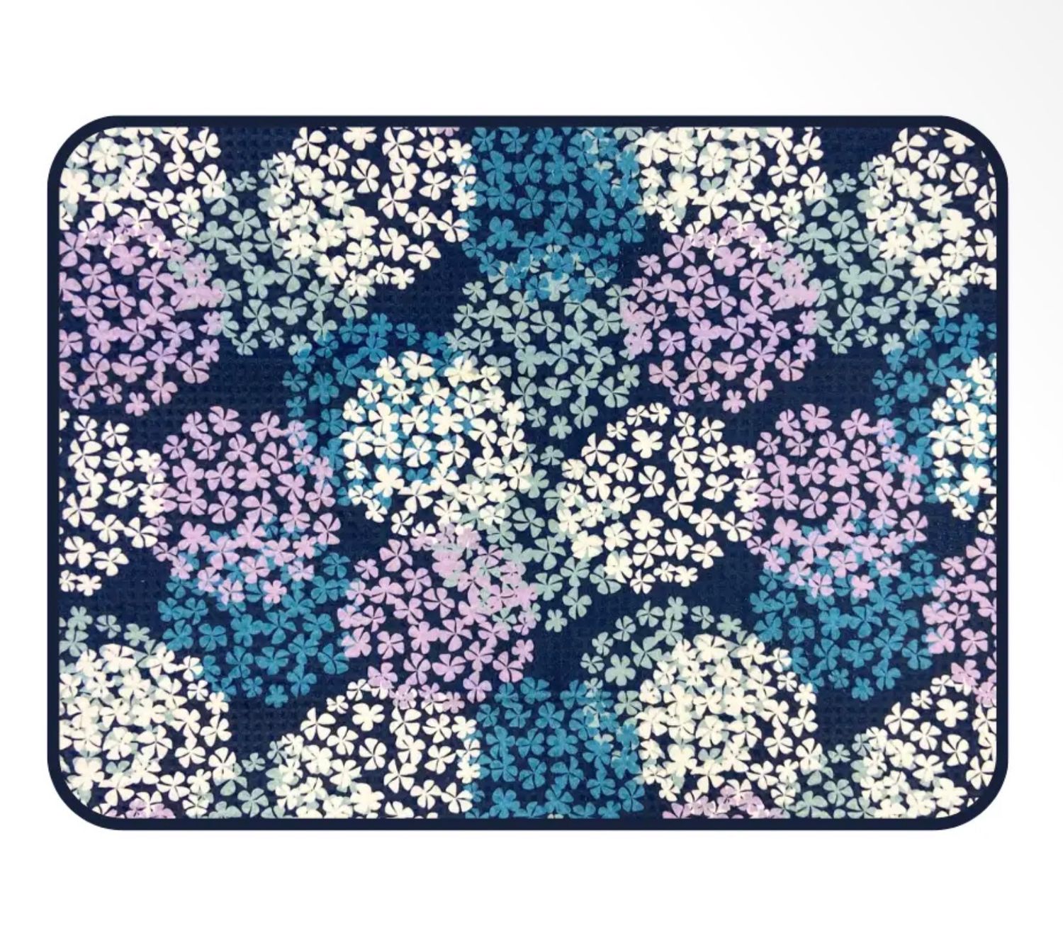 Drying Mat - Hydrangea Navy