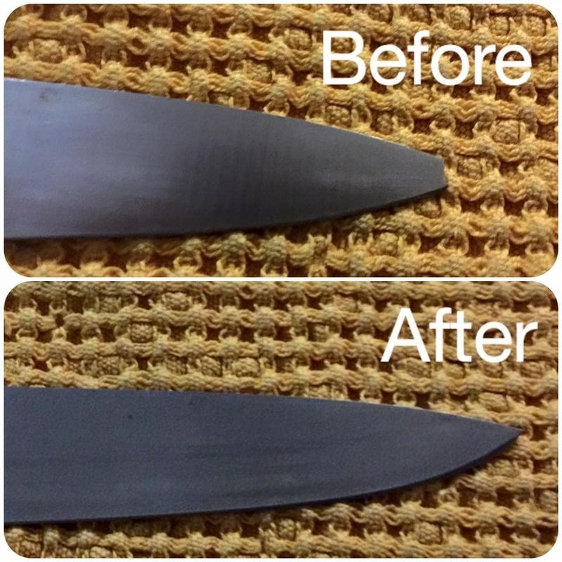 Sharpening Chip &amp; Tip repair