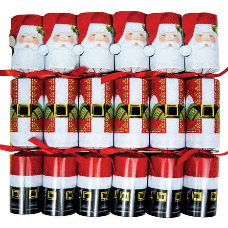 Santa Claus Christmas Cracker - 6 per box 12"