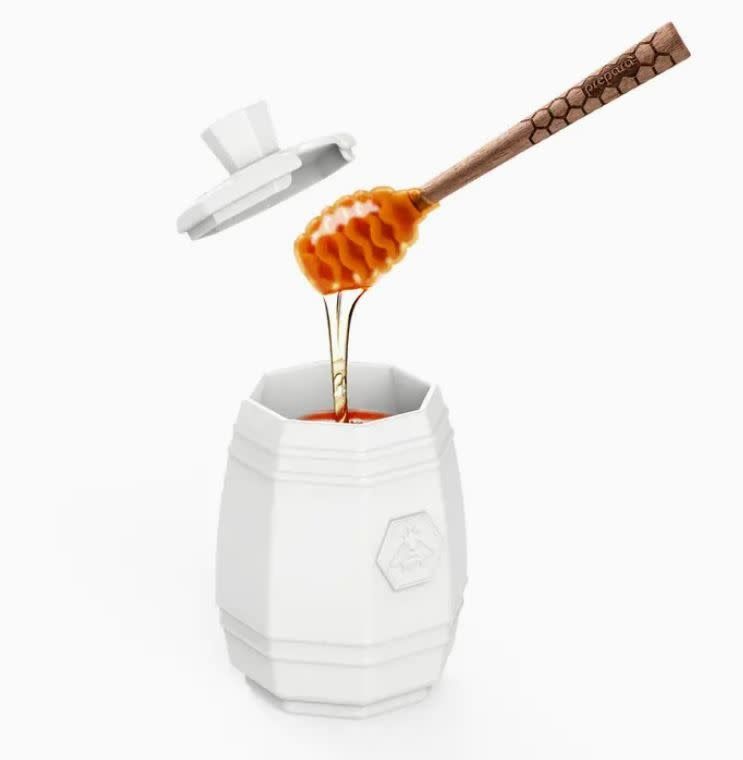 Ceramic Honey Pot and Dipper Set