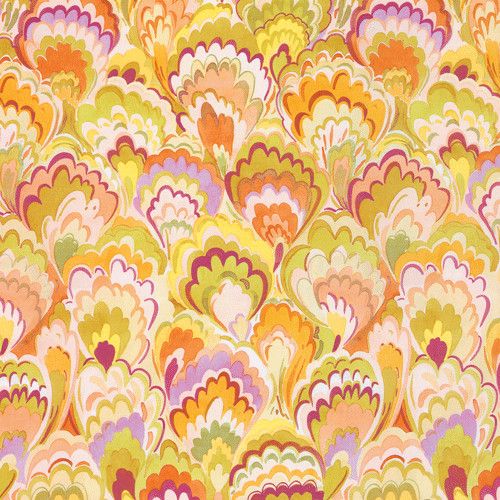 Marbled Ceramica Rspbrry/chartreuse Roll Wrap 30 Inch X 8ft-2 Inch Core