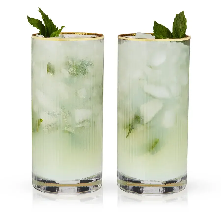 Meridian Crystal Highball Glass Set of 2