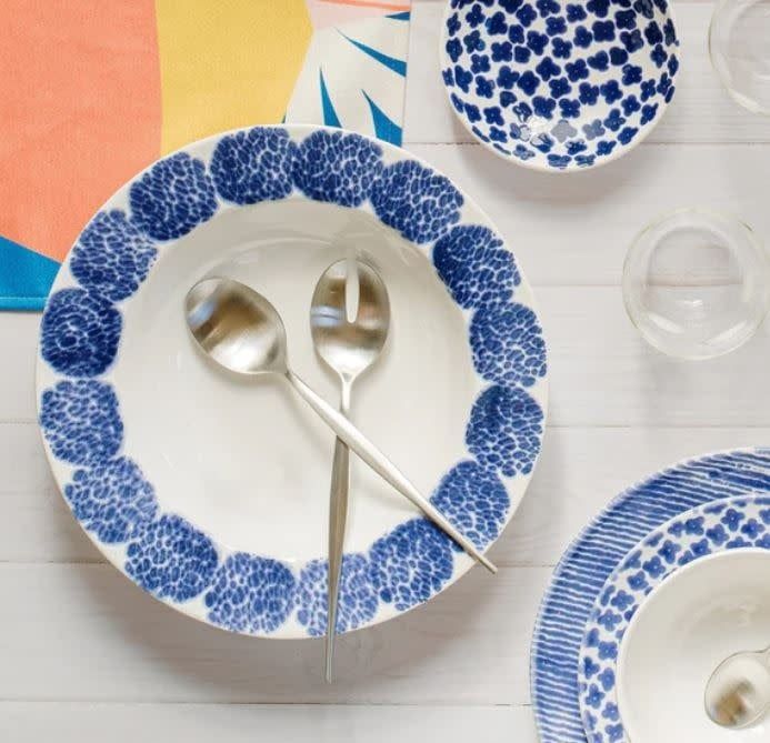 Santorini Rimmed Serving Bowl