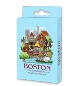 Boston Coloring Book Design Playing Cards