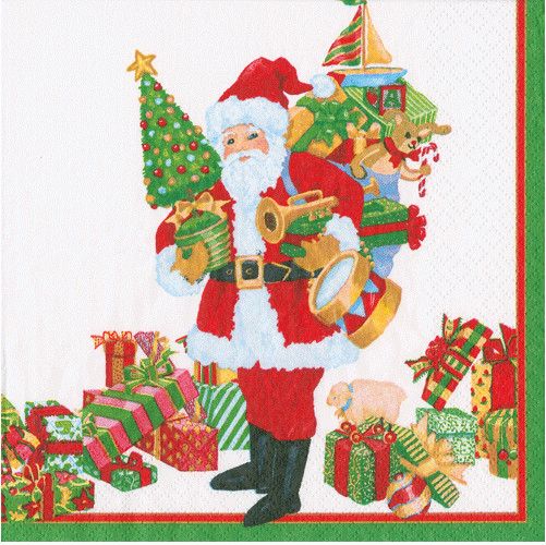 Mr. Claus Paper Luncheon Napkins - 20 Per Package